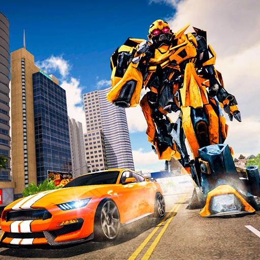Ultimate Robot Car transforming game icon