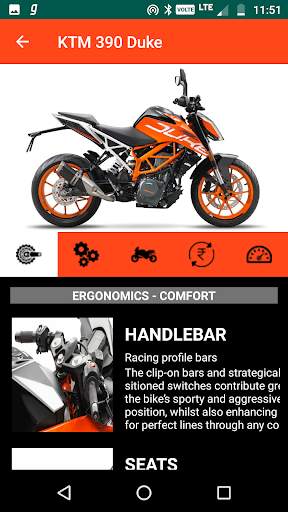KTM Bikes India : Price, Mileage, Features screenshot 6