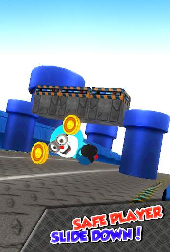 3D Blue Banana Cat Run screenshot 2