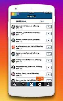 Real Followers For Instagram Simulator Free screenshot 1