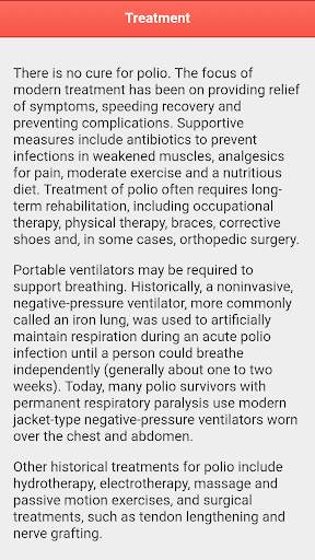 Polio Disease screenshot 1