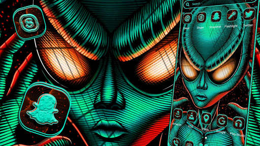 Alien Theme Launcher screenshot 2