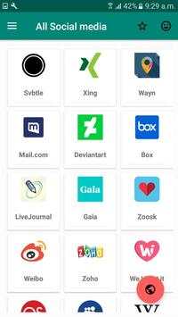 All Social Media and Social Networks in One App screenshot 4