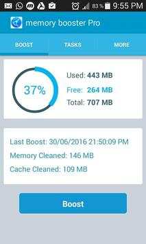 Clean Memory booster Pro screenshot 1