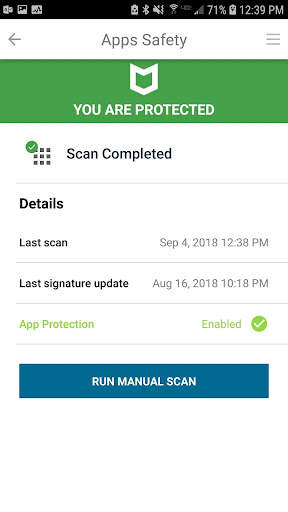 McAfee MVISION Mobile screenshot 3