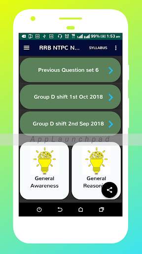 rrb ntpc exam app screenshot 1