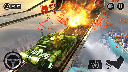 Impossible Army Tank Driving Simulator Tracks screenshot 14
