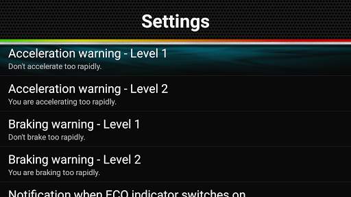 ECO-Driving Speedometer screenshot 5