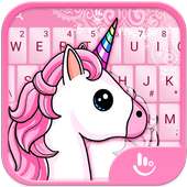 Cute Pink Unicorn logo
