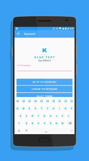 Blue Text - Keyboard   Convert स्क्रीनशॉट 5