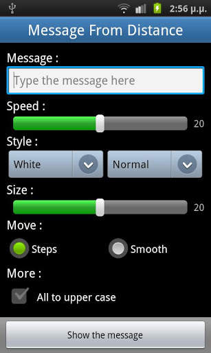 Message From Distance Lite screenshot 1
