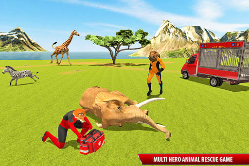Grand Robot Superhero Animal Rescue: Alien Battle screenshot 5