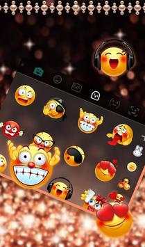 Rose Gold Pearl Keyboard Theme screenshot 5