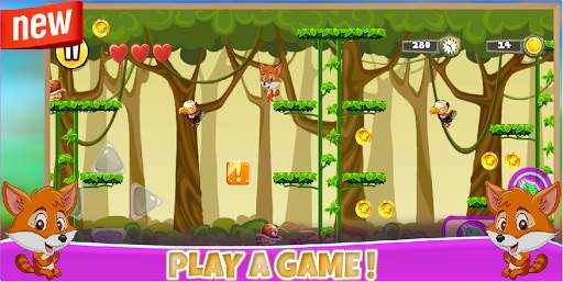 Super Fox World Game: Jungle Adventures Run FREE screenshot 3