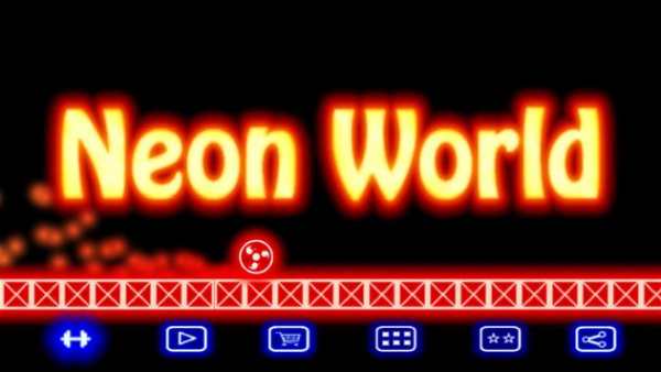 Geometry Dash Neon World 1 تصوير الشاشة