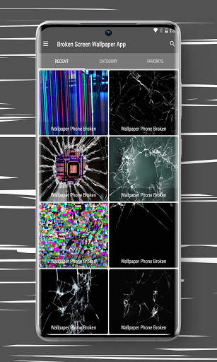 Broken Screen Wallpaper App screenshot 2