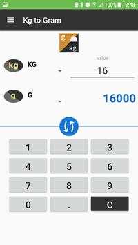 Kg to g / Kilograms to Grams Converter screenshot 3