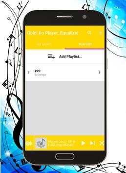 Gold Jio Player_Equalizer Music screenshot 5