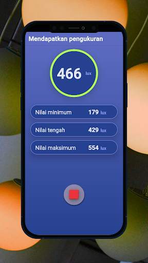 Pengukur cahaya. Meteran luks screenshot 2