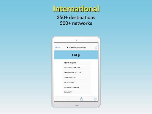 Transfer Home: Mobile Recharge & Top-ups Worldwide screenshot 5