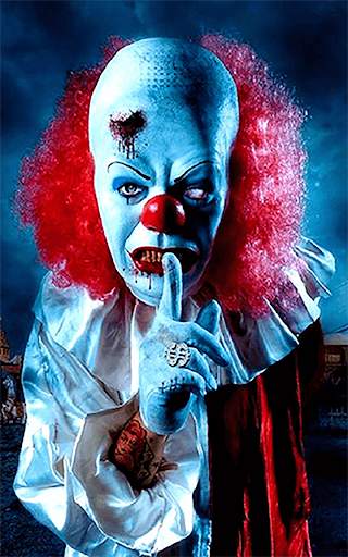 Haunted Clown Circus Scary Live Wallpapers screenshot 1