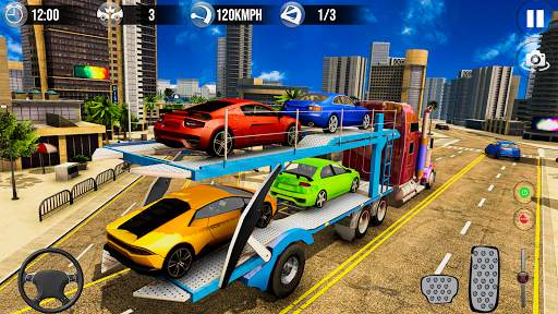 Car Transporter Truck Game 2021: Driving Game 2021 screenshot 2