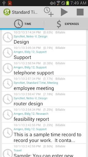 Standard Time Android Edition screenshot 2
