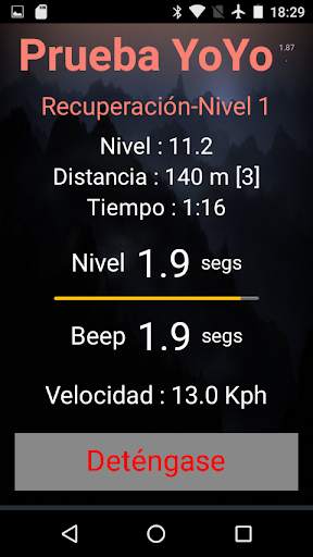 Yo-Yo Test Intermitente screenshot 2
