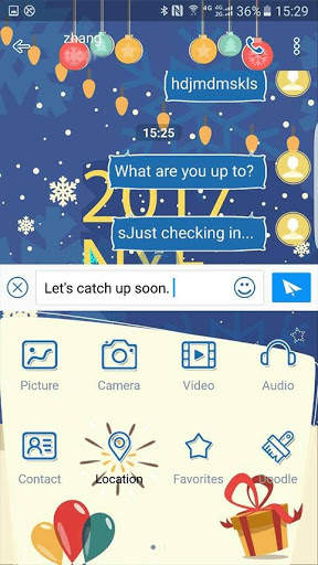 Happy New Year (Next SMS)Skin3 screenshot 2