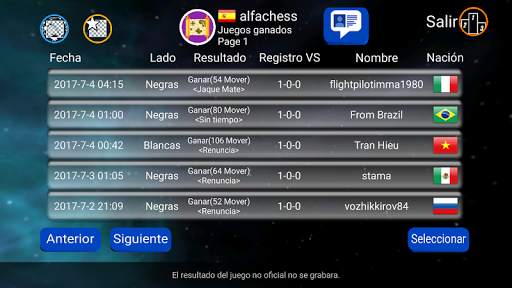 Campeonato mundial de ajedrez screenshot 4