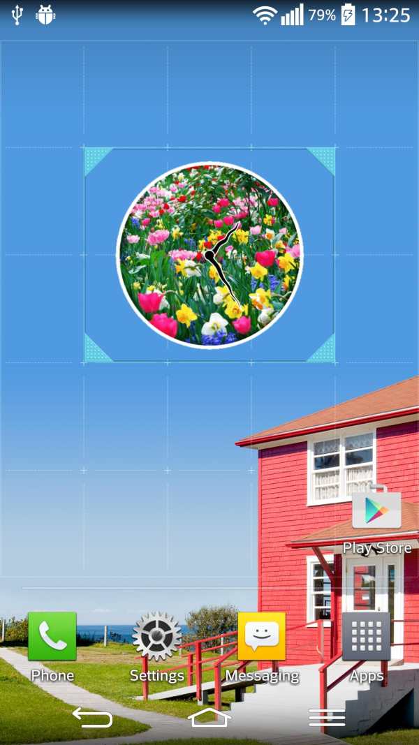 Spring Flowers Clock скриншот 4