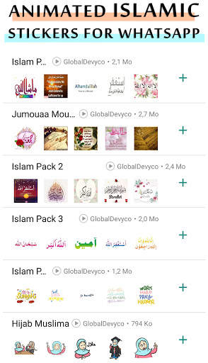 Animated Islamic Stickers for Whatsapp 2021 screenshot 1