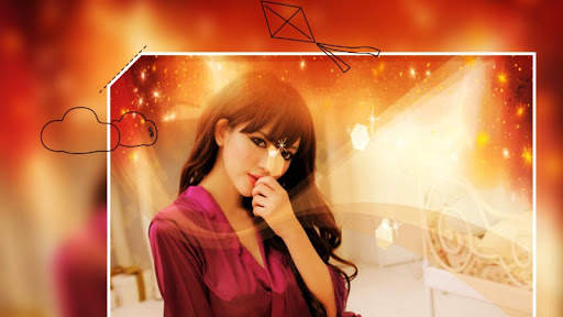 Beautiful Night Love Photo Frames Greeting Cards screenshot 2