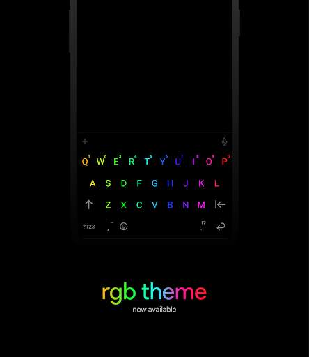 Chrooma Keyboard - RGB & Emoji скриншот 1