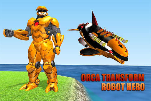 Robot Whale Attack: Shark Transform Games screenshot 2