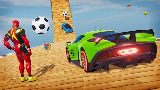 Mega Superhero Racing Car screenshot 1