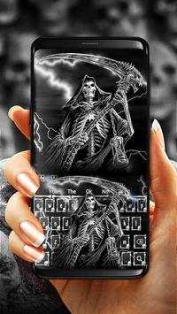 Skull Grim Reaper Keyboard screenshot 2