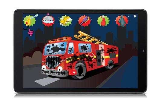 Wash game Firetruck screenshot 2