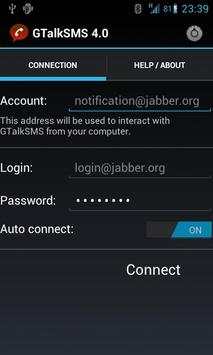 GTalkSMS screenshot 1