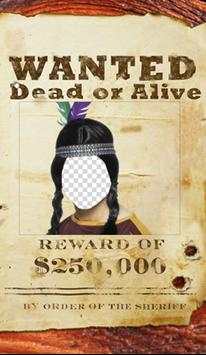Wanted Poster Photo Frames 4 تصوير الشاشة