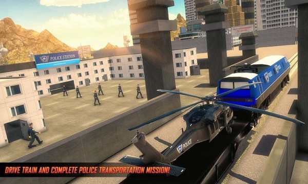 Robot Police Train Transformation FPS Shooter screenshot 2