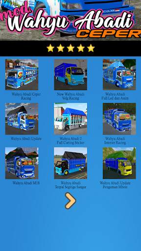 Mod Truk Wahyu Abadi Ceper screenshot 2