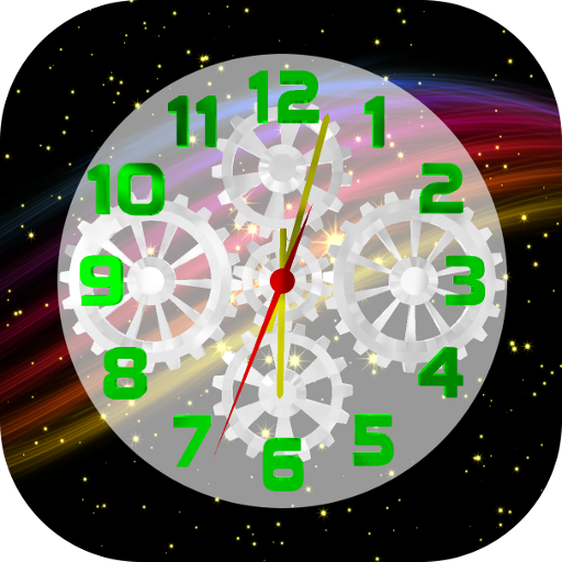 Space Clock 3D LWP icon