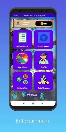 Diamonds Gamer - WIN FREE DIAMONDS, CASH screenshot 1