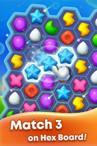 Star Chasers : Hexa Match 3 Game screenshot 1