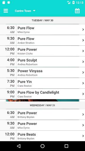 Pure Yoga Ottawa screenshot 2