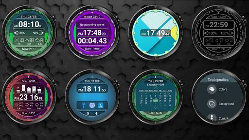 Grid Watch Face screenshot 2