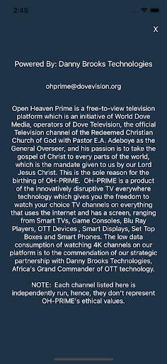 OH PRIME TV   Android TV Edition screenshot 2