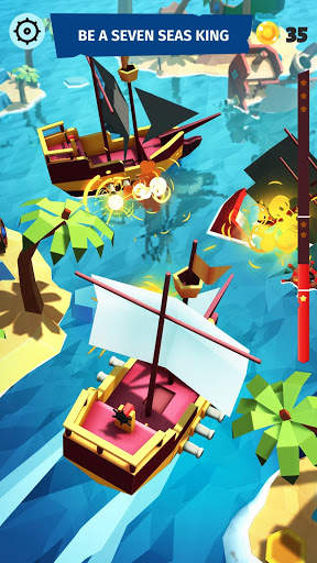 Pirate Sea Kings - Ship Battle screenshot 4