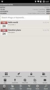 Extensive Notes - Notepad screenshot 3